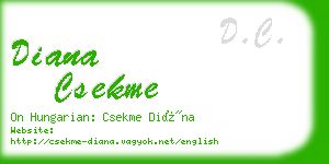 diana csekme business card